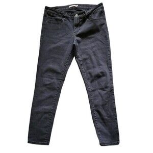 Levi's 711 Skinny Black Jeans Size 30
